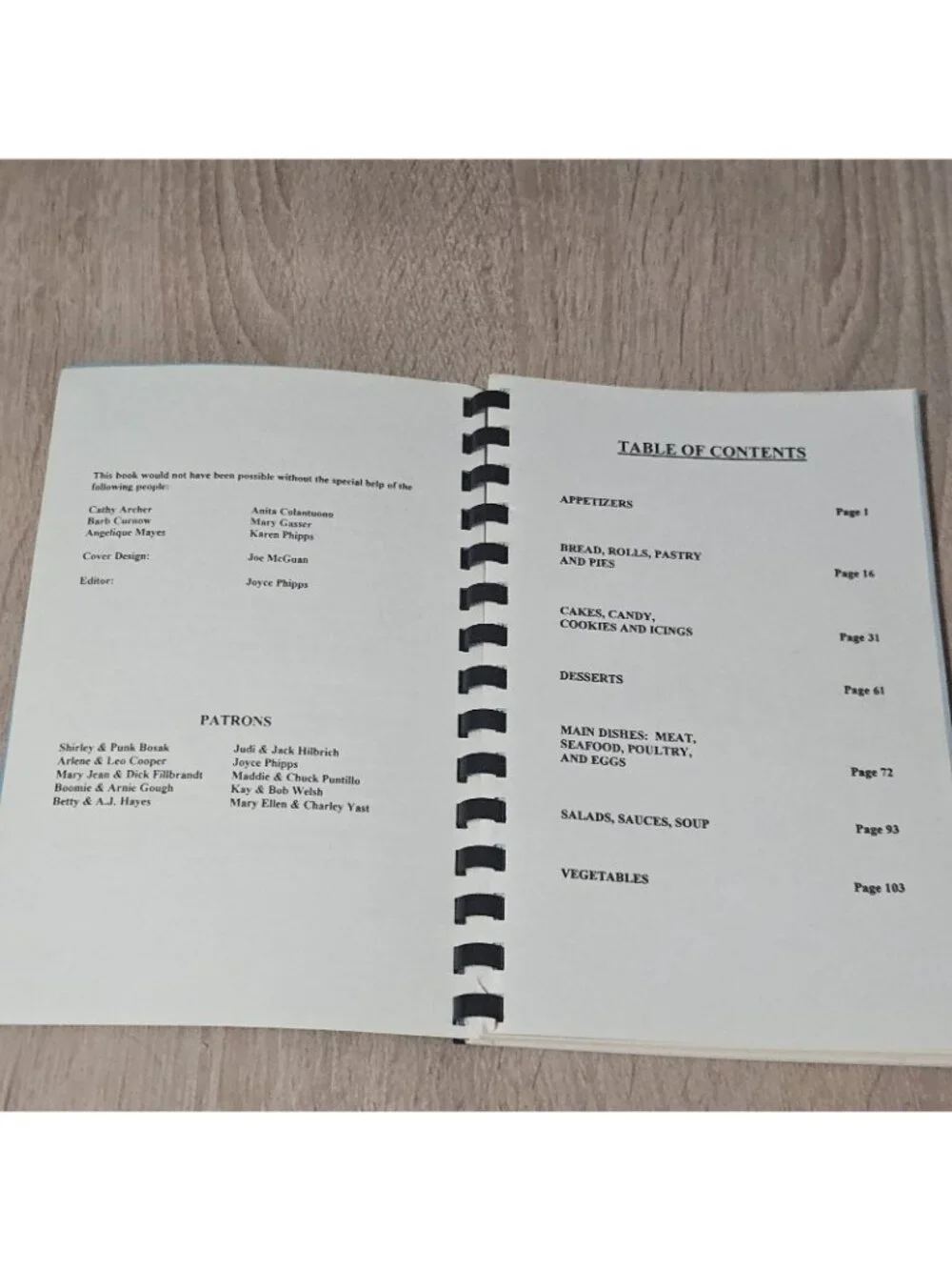 Mrs K's Classics Spiral Bound Cookbook Vintage